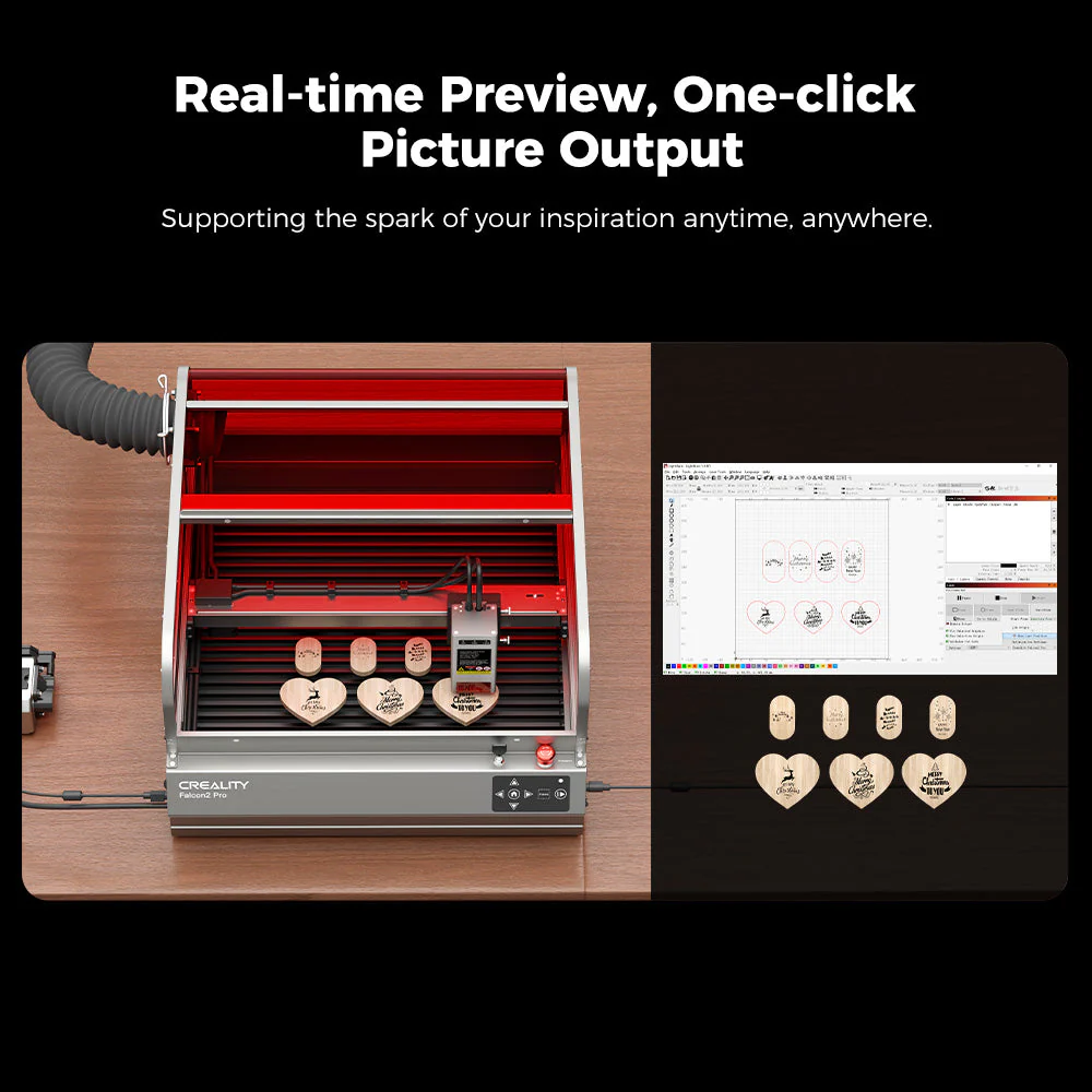 Creality Falcon2 Pro 22W Laser Engraver and Cutter - Image 8
