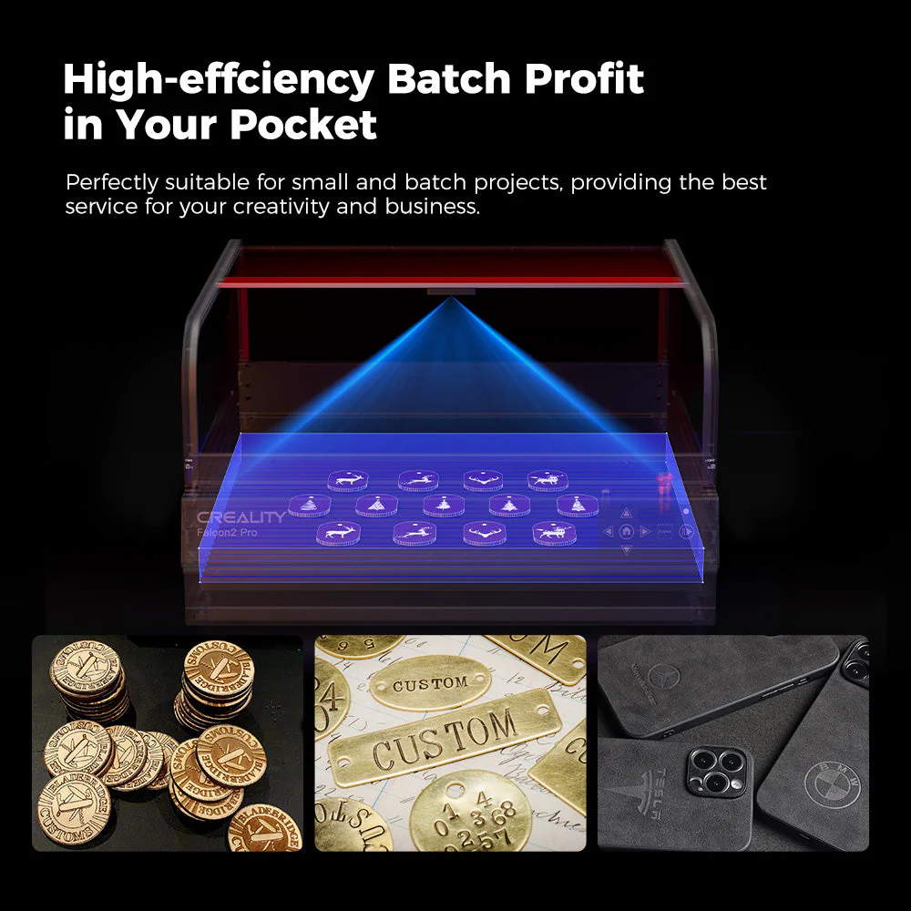 Creality Falcon2 Pro 22W Laser Engraver and Cutter - Image 9